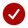Dark red checkmark icon